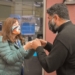 Estela Díaz con Gregorio Estanga en Pinamar
