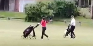 Ataque racista y clasista, por tomar mate en el golf